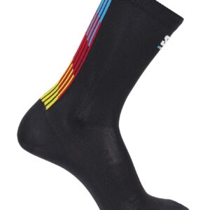 Socks Pulse Race Flag Crew Black