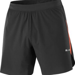 S/Lab Speed Spl 7" Sht M Deep Black/Fiery Red