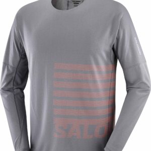 Sense Aero LS Tee GFX M Castelrock/ Neon Flame