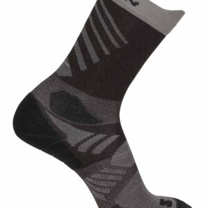Socks Aero Crew Black Coffee/Iron