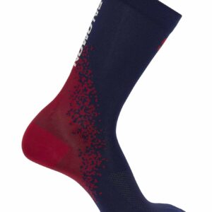 Socks Grvl Crew Deep Blue/Haute Red
