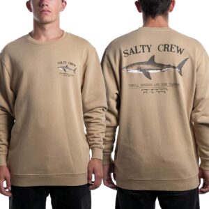 Bruce Vintage Crew Fleece Pigment Straw