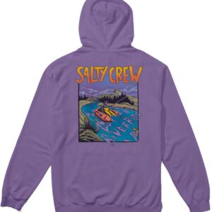 River Rats Hooded Fleece Purple Heart