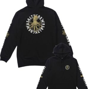 Tentacles Hooded Fleece Black