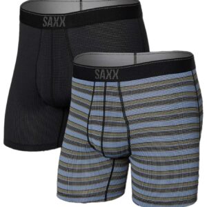 Quest Quick Dry Mesh 2Pk Sunrise Stripe / Black II
