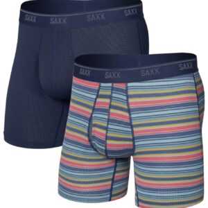 Quest Quick-Dry Mesh BB Fly 2pk - Harvest Stripe/Maritime