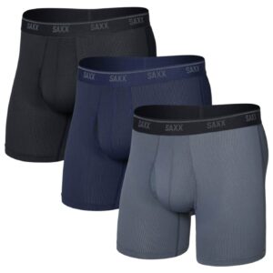 Quest Quick-Dry Mesh BB Fly 3pk - Slate/Anchor Teal/Black