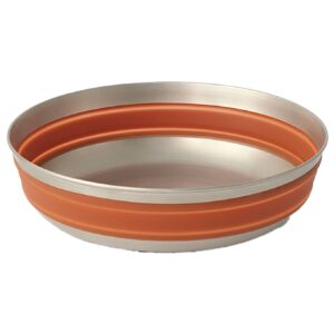 Detour Stainless Steel Collapsible Bowl L Brown