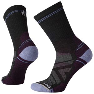 W Hike Light Cushion Crew Socks Charcoal