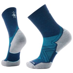 Run Targeted Cushion Mid Crew Socks Deep Navy
