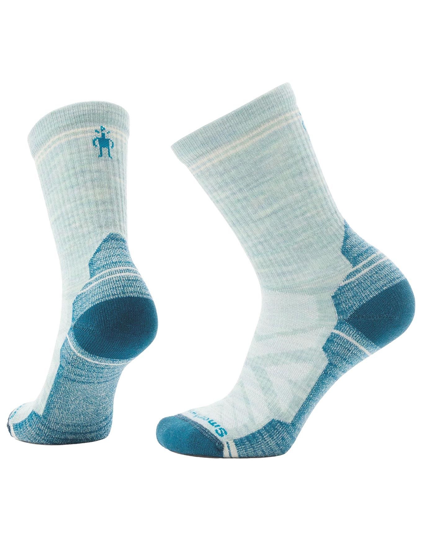 W Hike Light Cushion Crew Socks Frosty Green