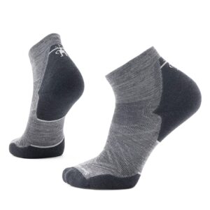 Run Targeted Cushion Ankle Socks Medium Gray