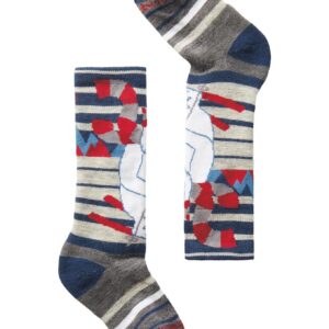 Kids' Wintersport Full Cushion Yeti OTC Socks Alpine Blue