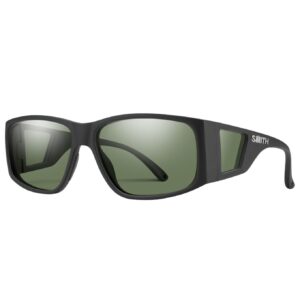 Monroe Peak Matte Black Chromapop Polarized Gray Green