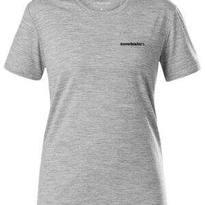 Merino Tech Tee Snowleader Grey Wn