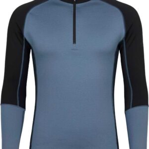 Men's Merino Half Zip Top Slate