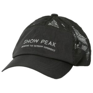 Six Panels Mesh Cap Black