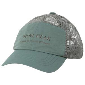 Six Panels Mesh Cap Dark Green