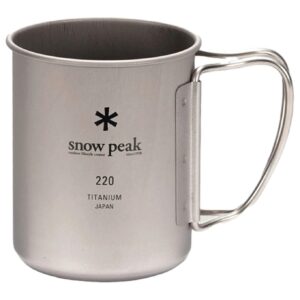 Titanium Single Cup 220 Ml Silver