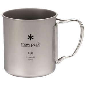 Titanium Single Wall 450 Mug Silver