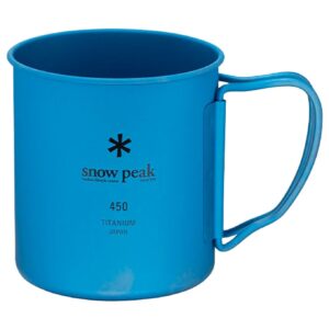 Titanium Single Wall 450 Mug Blue
