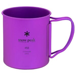Titanium Single Wall 450 Mug Purple