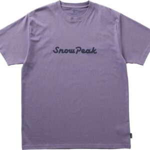 Snow Peak Typography T-Shirt Purple