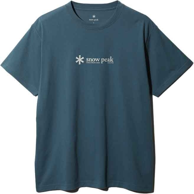 Soft Cotton Logo Short Sleeve T-Shirt Blue