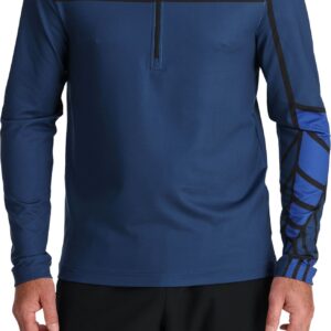 Capitol Zip T-Neck True Navy