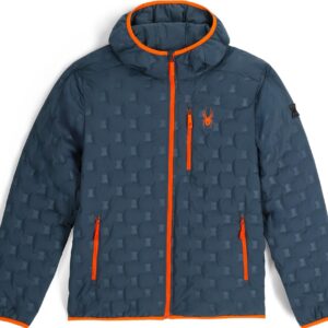 Zenith Hooded Down Jacket Slate Blue