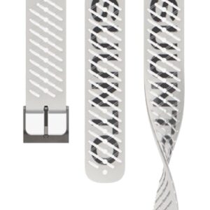 Silicone Strap Suunto Athletic 5 22mm Pearl White