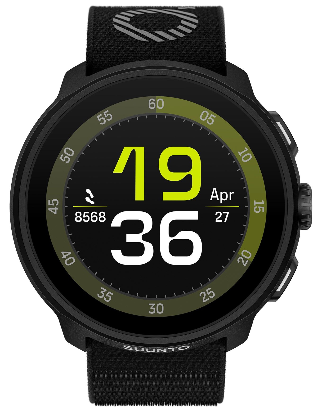 Suunto Run All Black + Textile Strap