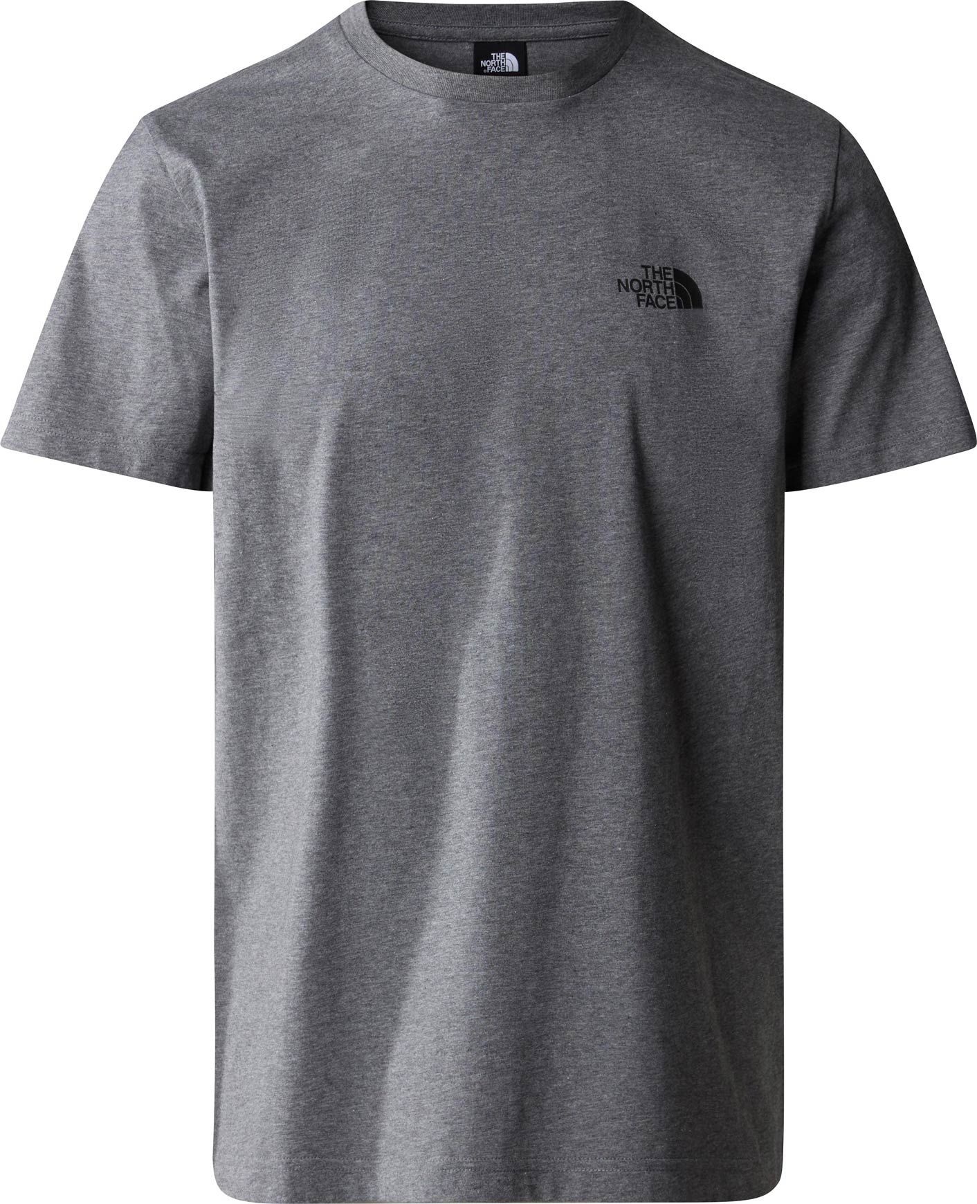 M SS Simple Dome Tee TNF Medium Grey Heather