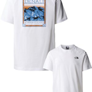 M SS North Faces Tee TNF White
