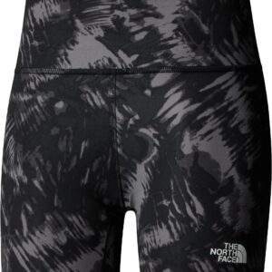 W Flex 5In Tight Short Aop TNF Black Waterfall Print