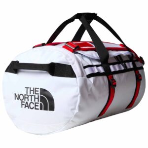 Base Camp Duffel M TNF White TNF Black Elevation Red