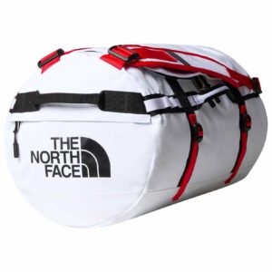 Base Camp Duffel S TNF White TNF Black Elevation Red