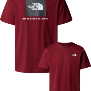 M SS Box NSE Tee Sumac Asphalt Grey