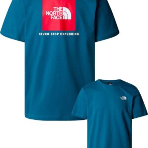 M SS Box NSE Tee Mineral Ink TNF Red