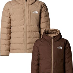 B Reversible Perrito Hooded Jacket Mushroom Grey