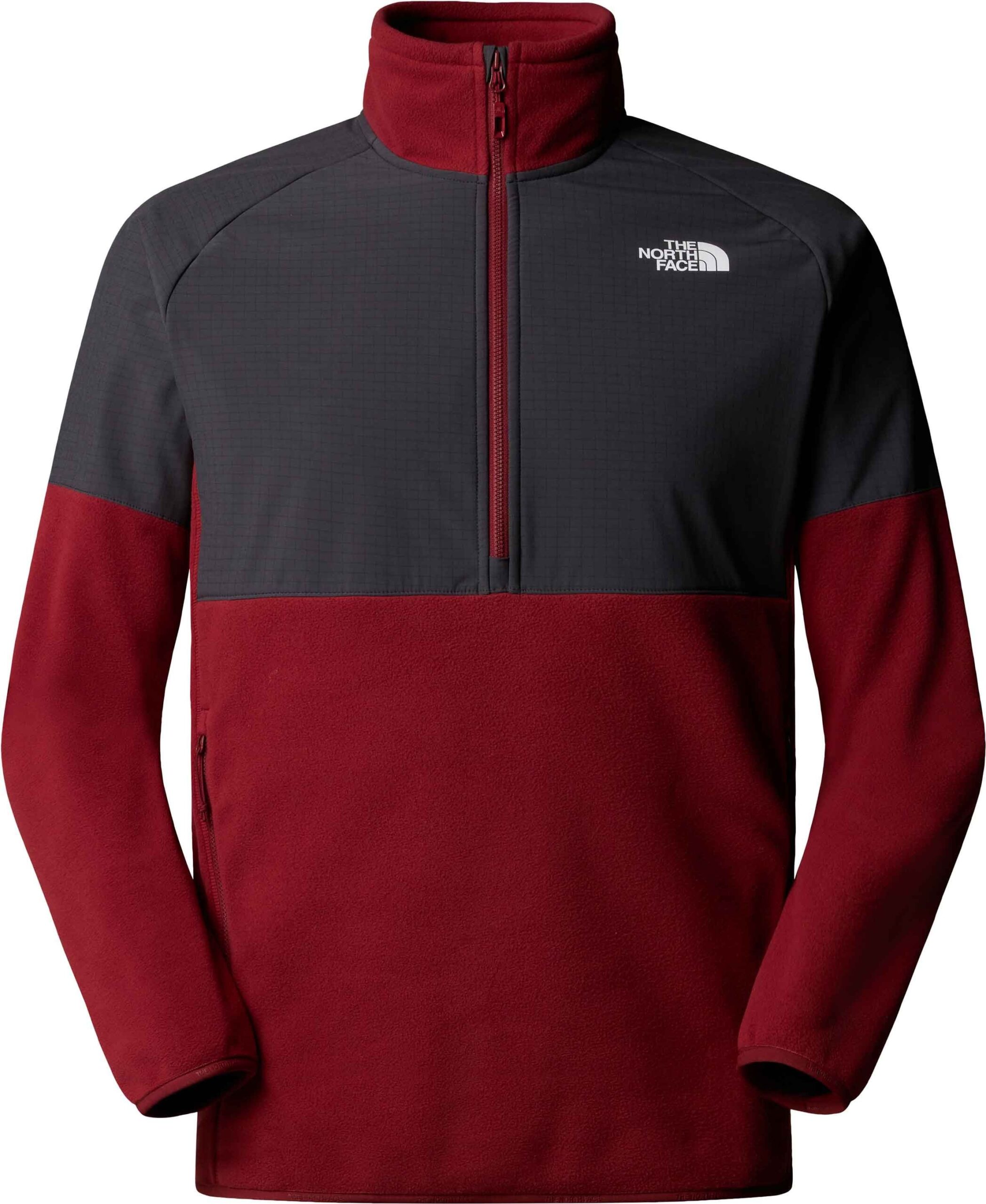 M Glacier Heavyweight 1/2 Zip Sumac Asphalt Grey