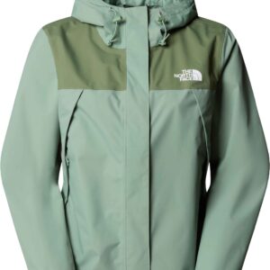 W Antora Rain Jacket Slate Moss Bark Mist