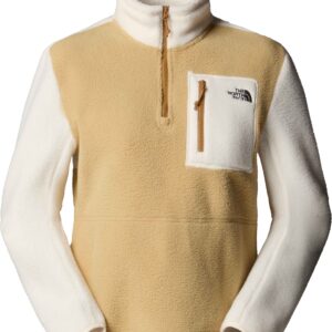 W Yumiori 1/4 Zip Khaki Stone White Dune