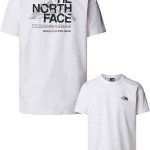 M Mountain Sketch SS Tee TNF White