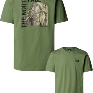 M Half Dome Photo SS Tee Bark Mist