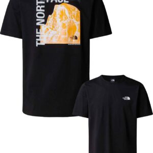 M Half Dome Photo SS Tee TNF Black