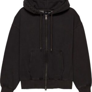 LX Zip Hoodie Faded Black