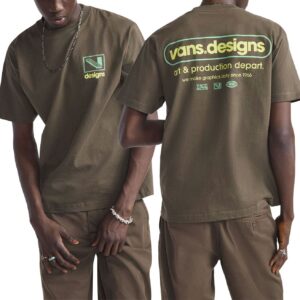 Art Production SS Tee Coal Brown