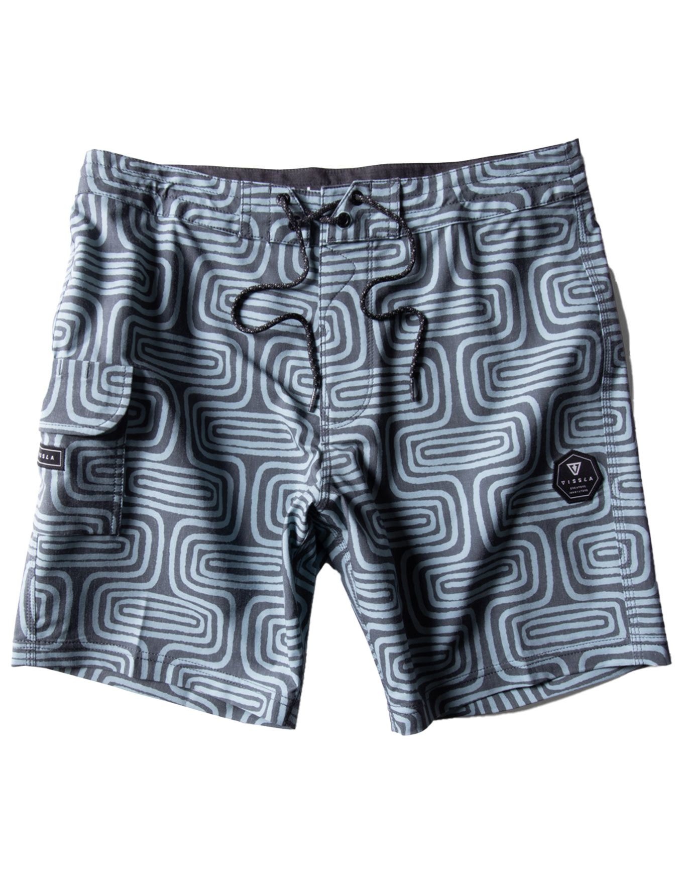 Congos 17.5" Boardshort Stone Blue