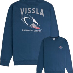 Raised by Waves Crew Fleece Naval